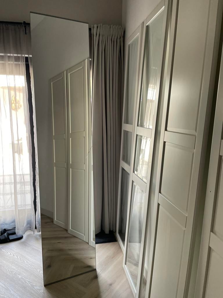 Ikea Vikedal spiegeldeuren 4x, Ophalen, Minder dan 50 cm, Gebruikt, 200 cm of meer