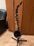 Eastman tenorsaxofoon met standaard en koffer, Ophalen of Verzenden, Gebruikt, Tenor, Met koffer