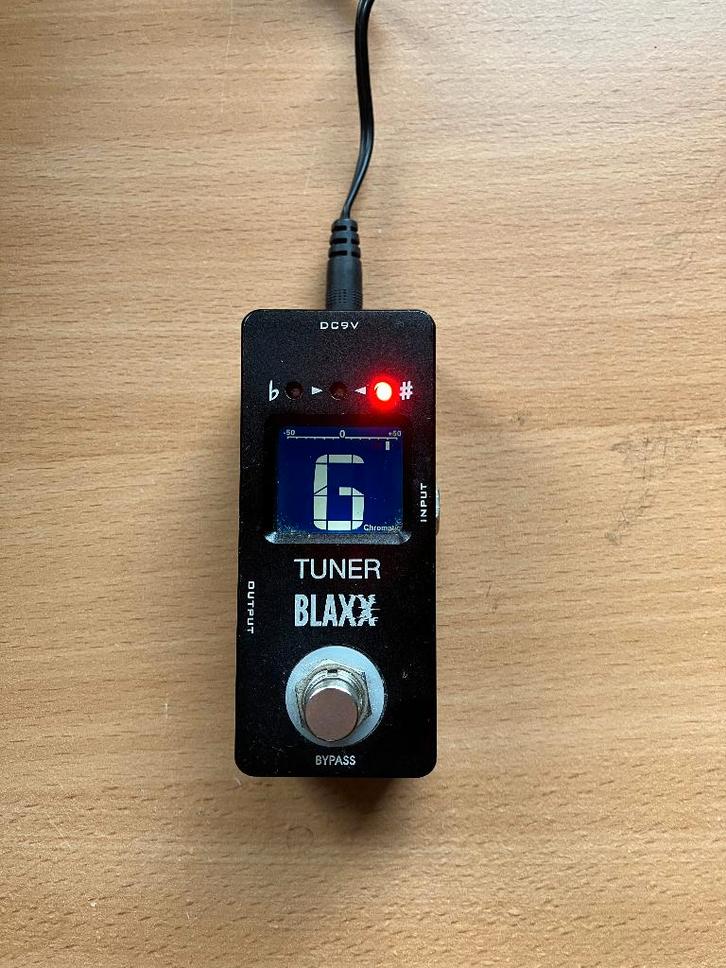 Blaxx Tuner pedaal, Muziek en Instrumenten, Effecten, Gebruikt, Ophalen