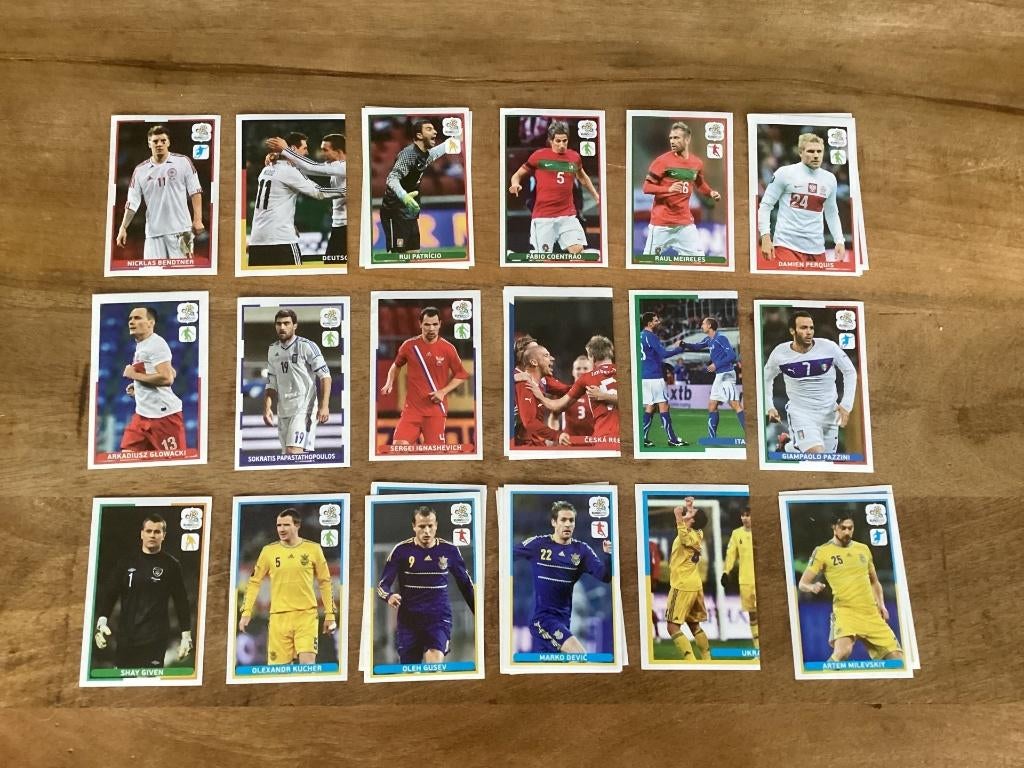 Panini EURO 2012 AH, Verzamelen, Supermarktacties, Albert Heijn, Ophalen of Verzenden