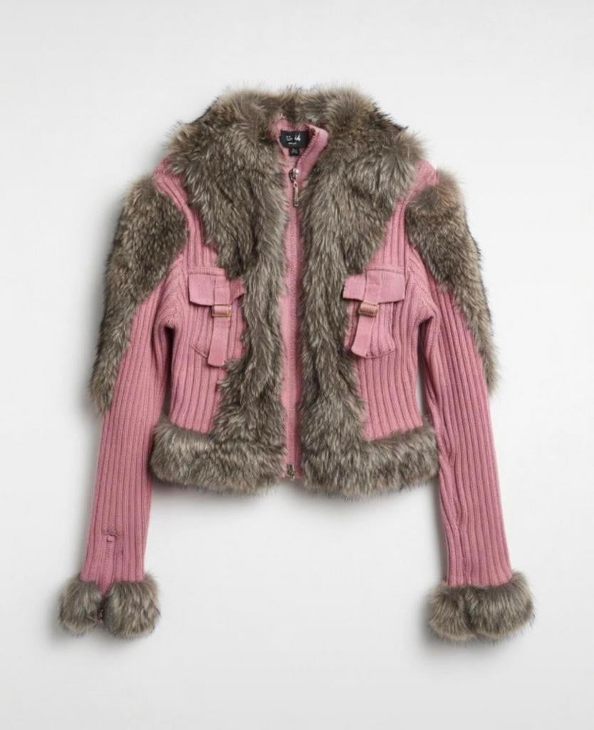 Roze trui met bont maat S, Ophalen of Verzenden, Maat 36 (S), Roze