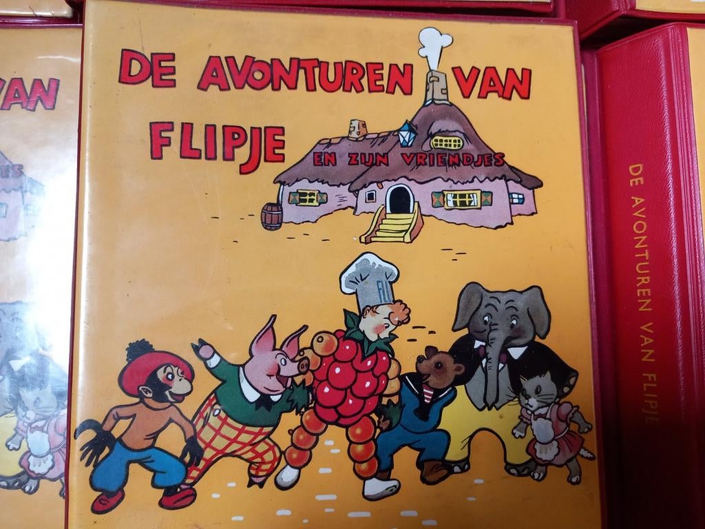 De avonturen van Flipje, 6 boekjes uit Tiel, Ophalen, Fictie algemeen, Zo goed als nieuw, De ijsel