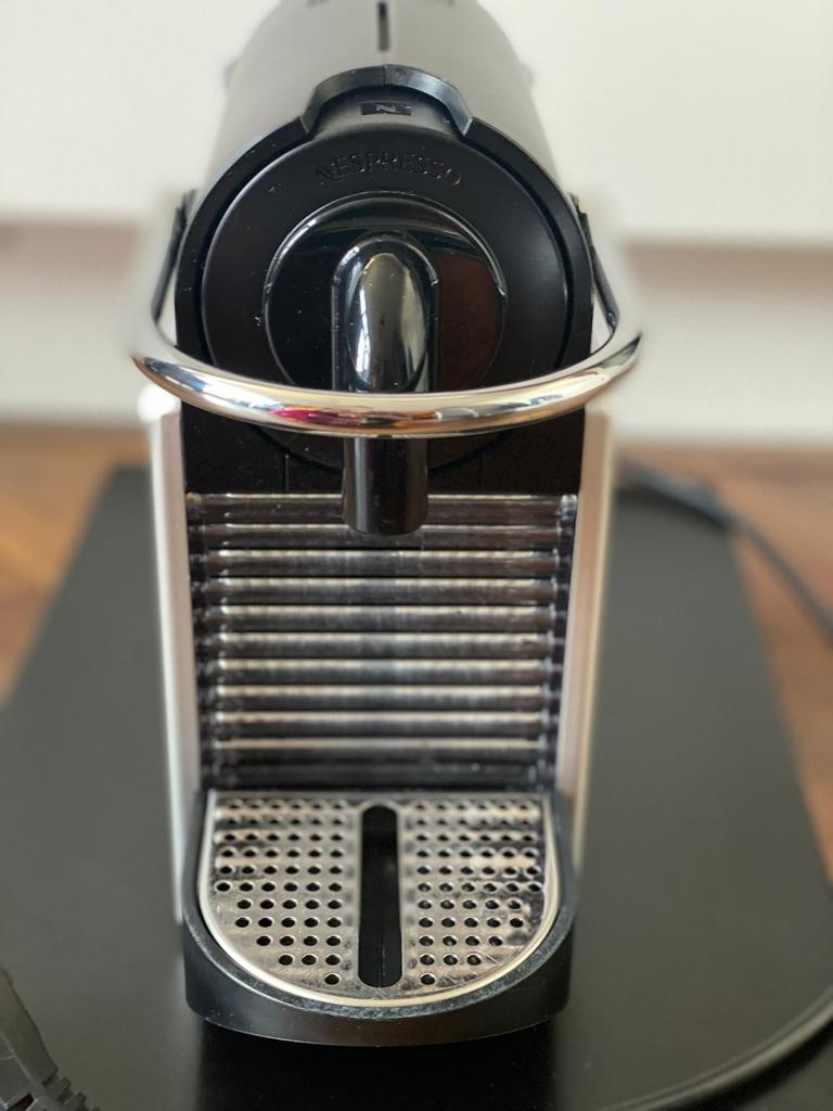Nespresso Magimix & koffiecups lade incl cips, Ophalen, Zo goed als nieuw, Koffiemachine