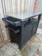 BBQ Buitentafel met Opbergruimte, Ophalen, Gebruikt