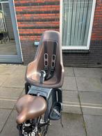Bobike Achterzitje - Bruin - Gebruikt maar in goede staat, Fietsen en Brommers, Fietsaccessoires | Fietsstoeltjes, Ophalen, Gebruikt