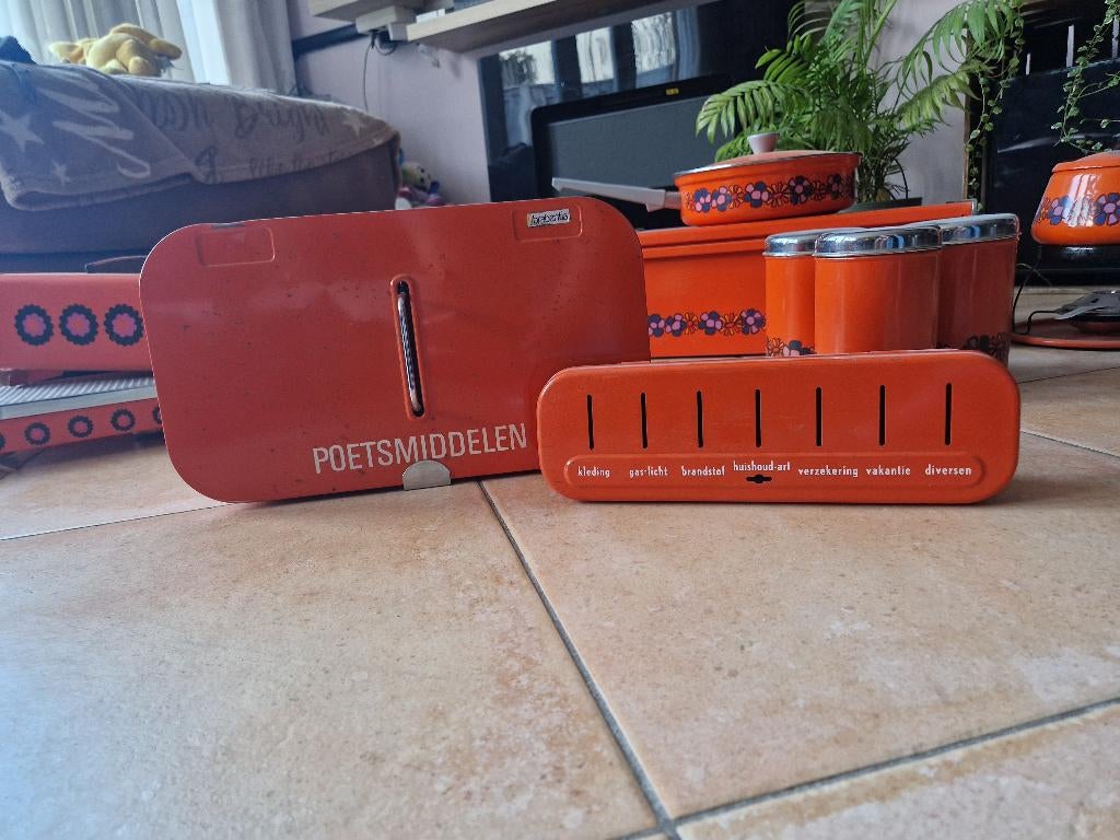 Brabantia Retro Oranje, Ophalen, Gebruikt