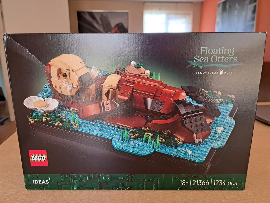 LEGO Ideas Drijvende Zeeotters (21366). Nieuw en sealed!, Lego, Nieuw, Ophalen of Verzenden, Ideas