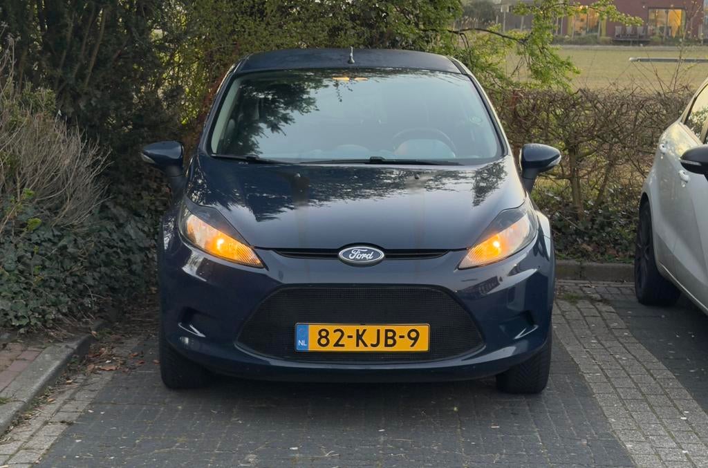 Unieke Ford Fiësta 1.25 44KW 5DR 2009 Blauw. Bieden mag!, Voorwielaandrijving, Stof, 40 €/maand, 1242 cc