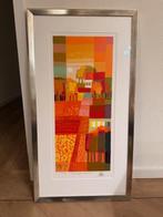 Ton Schulten - Zonovergoten Velden - Gesigneerde Zeefdruk, Ophalen