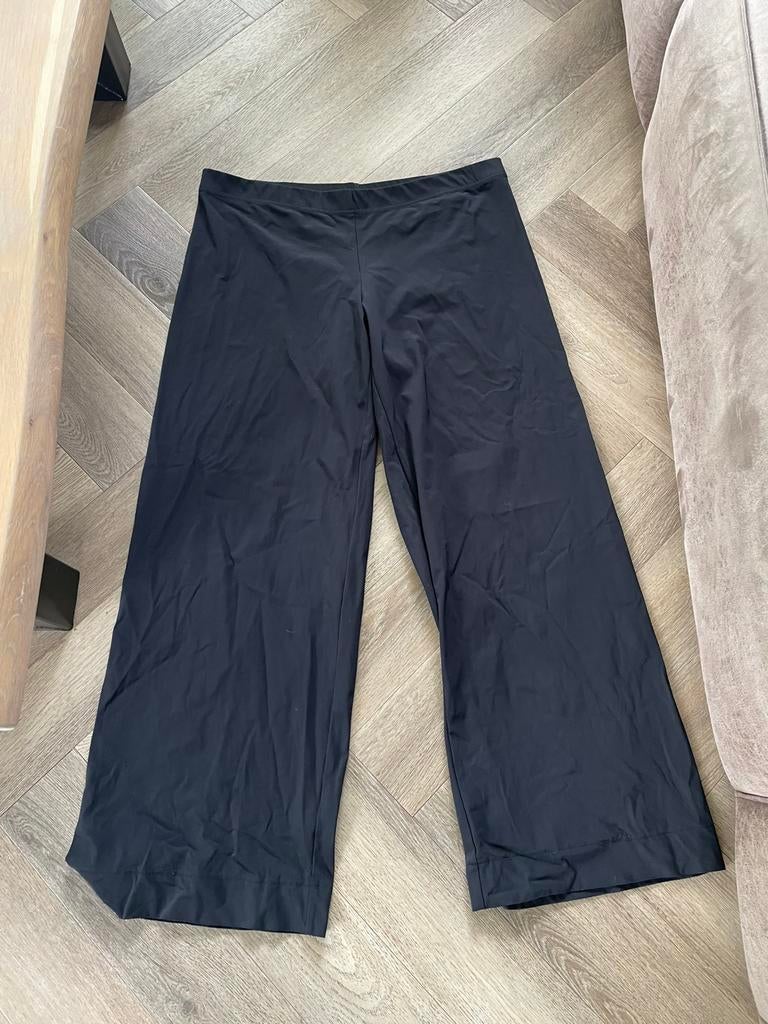 Studio Anneloes zwarte wijde broek heavy travelstof mt XXL, Zwart, Maat 46/48 (XL) of groter, Ophalen of Verzenden, Zo goed als nieuw