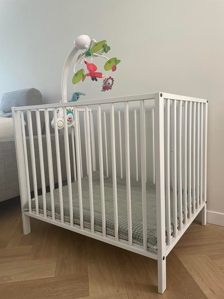 Witte babybox “Europe baby Felix II”, Kinderen en Baby's, Boxen, Ophalen, Zo goed als nieuw, Rechthoekig, In hoogte verstelbaar