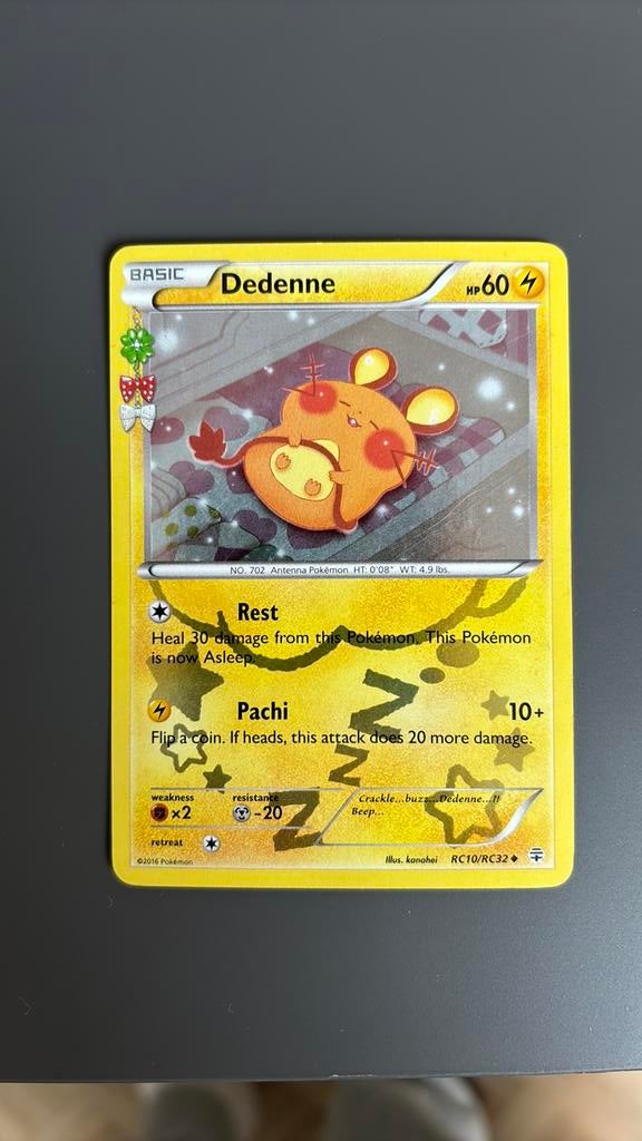 Dedenne #RC10 Pokemon Generations, Hobby en Vrije tijd, Verzamelkaartspellen | Pokémon, Ophalen of Verzenden, Zo goed als nieuw