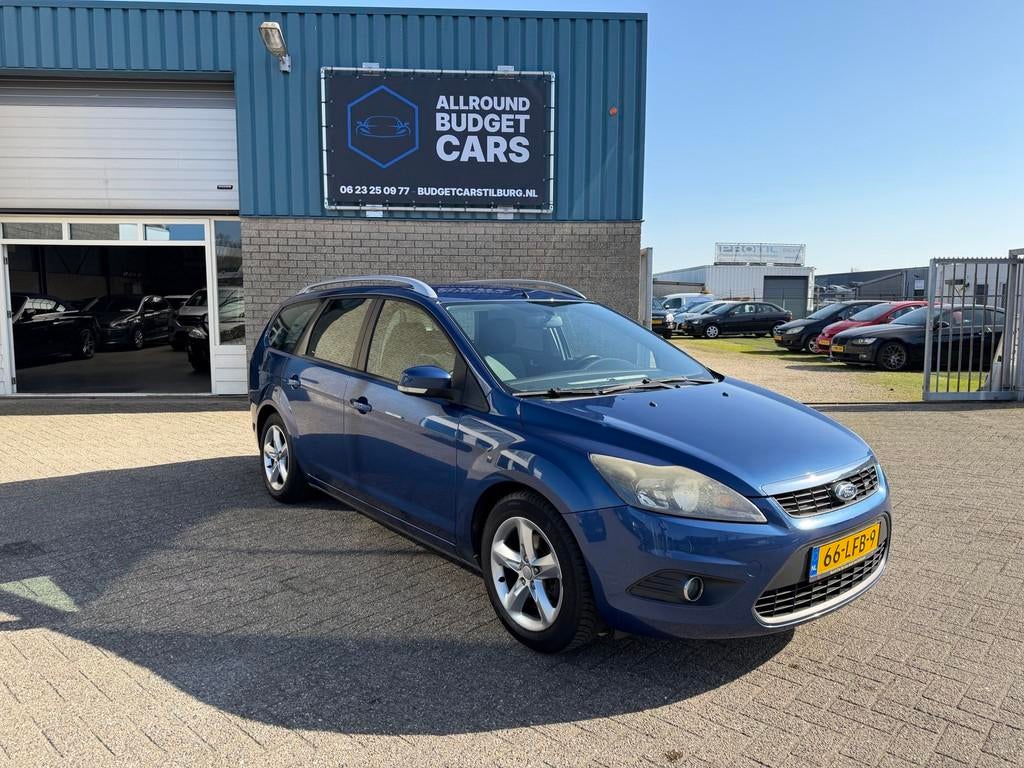 Ford Focus Wagon 1.6 Comfort, Gebruikt, Zwart, 4 cilinders, Origineel Nederlands