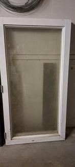 Hardhouten ramen met gelaagd glas, Raamkozijn, 75 tot 150 cm, Hout, Ophalen