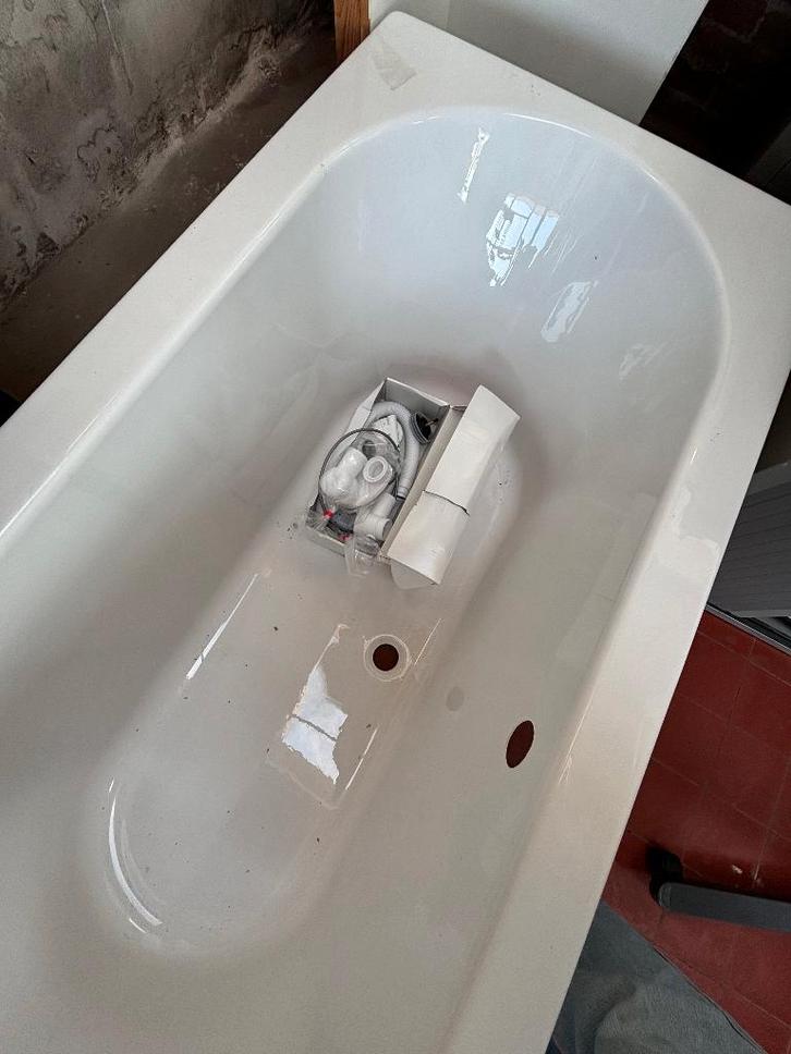 WITTE BADKUIP 170X75CM ACRYL nieuw, Huis en Inrichting, Overige Huis en Inrichting, Nieuw, Ophalen