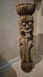 Antieke Balinese Tiki Totem van Kokoshout - 70 cm, Antiek en Kunst, Ophalen