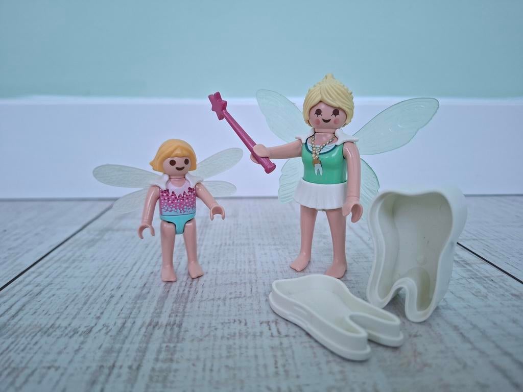 Playmobil Tandenfee set met 2 figuren en tandendoosje, Kinderen en Baby's, Speelgoed | Playmobil, Ophalen of Verzenden, Zo goed als nieuw