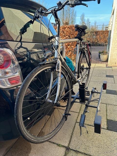 fietsdrager, Ophalen, 2 fietsen, Gebruikt, Trekhaakdrager