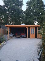 Mooie overkapping met berging - 6x3 meter, 3 jaar oud, Tuin en Terras, Overkappingen, Ophalen, Zo goed als nieuw, Overige typen