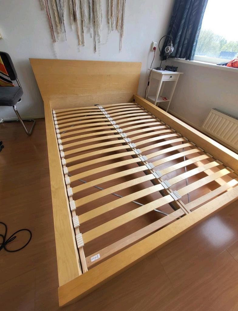 IKEA bed 140x200 Sultan Måne, Ophalen, Tweepersoons, 140 cm