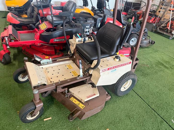 Graschopper 124 zeroturn, Tuin en Terras, Zitmaaiers, Zo goed als nieuw, 120 cm of meer, Elektrische starter, Ophalen