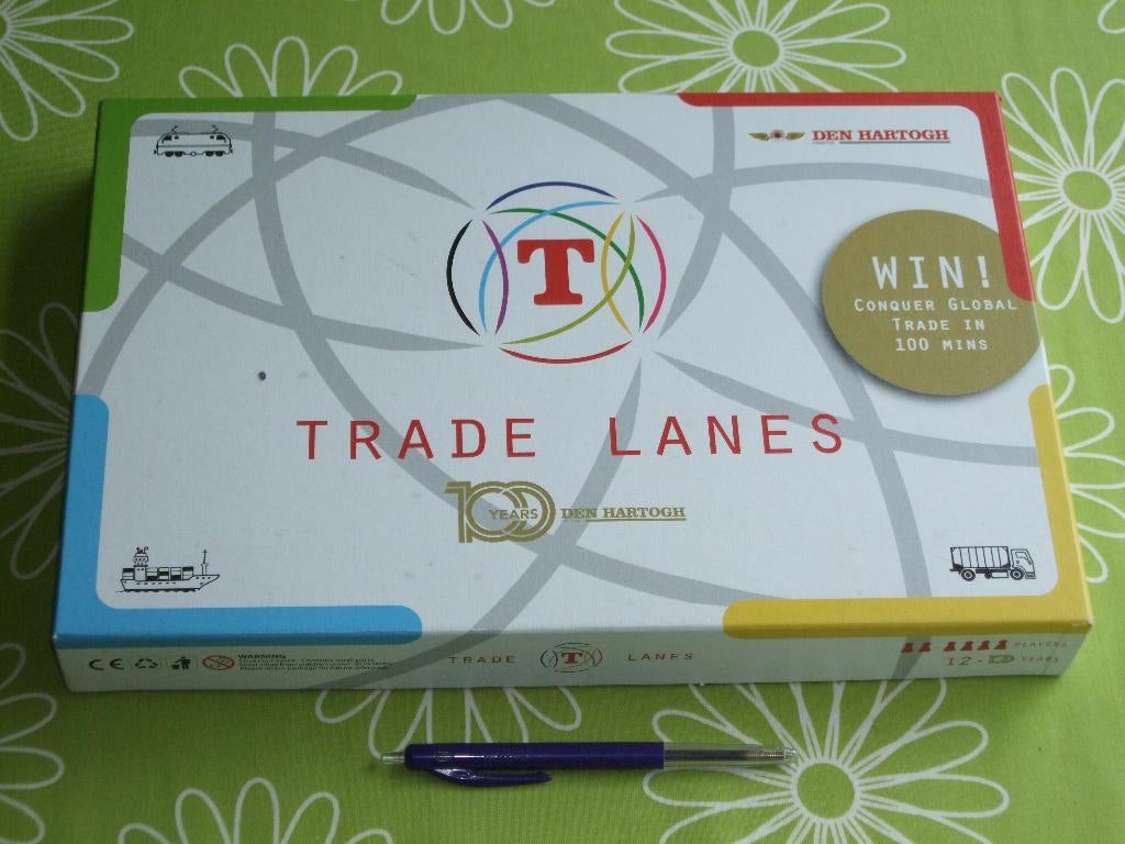 Trade Lanes bordspel van Den Hartogh Logistics, Hobby en Vrije tijd, Gezelschapsspellen | Bordspellen, Zo goed als nieuw, Een of twee spelers