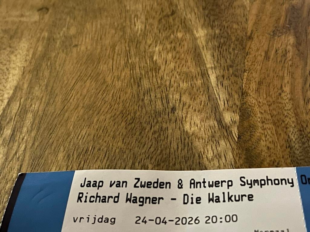 Jaap Van Zweden concert in Heerlen, Tickets en Kaartjes, Eén persoon, April