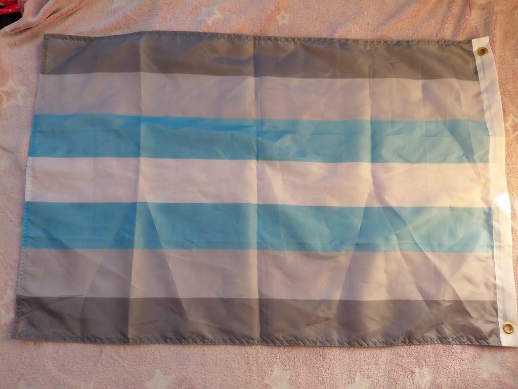 Demiboy vlag, Diversen, Vlaggen en Wimpels, Ophalen of Verzenden, Zo goed als nieuw