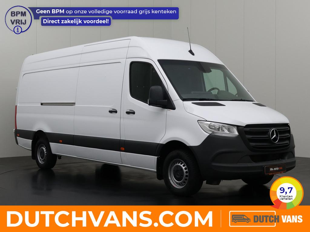 Mercedes-Benz Sprinter 317CDi L3H2 Maxi | Navigatie | Airco, Auto's, Bestelauto's, Stof, Zwart, 2000 kg, Wit