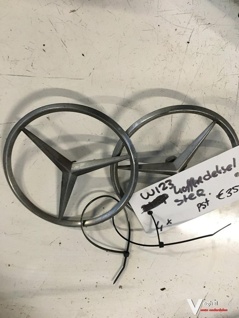 Mercedes W123 Kofferbak Ster, Gebruikt, -, -, Ophalen of Verzenden