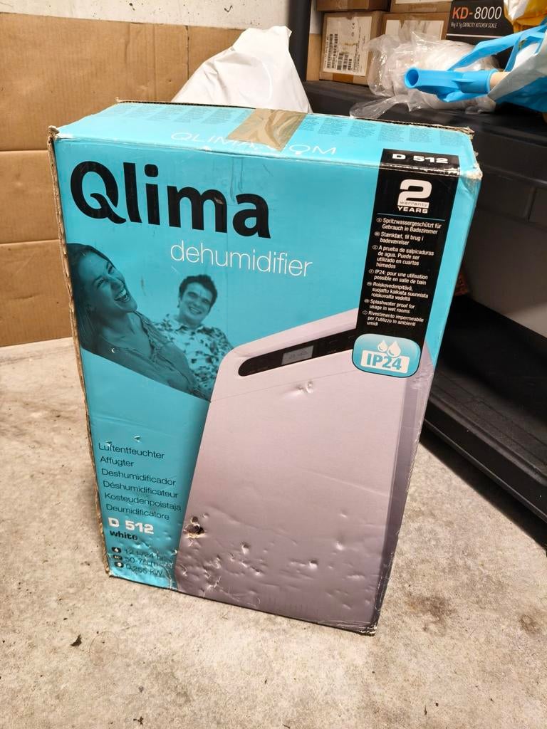 Qlima Luchtontvochtiger D512 wit, Witgoed en Apparatuur, Ophalen of Verzenden