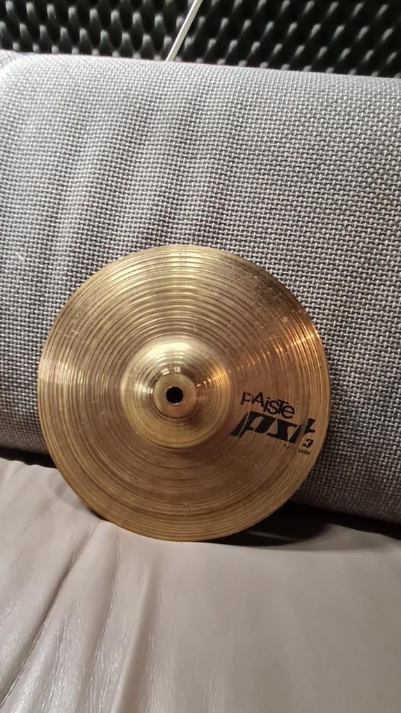 10" Paiste PST3 splash, Ophalen of Verzenden, Gebruikt, Drums of Percussie