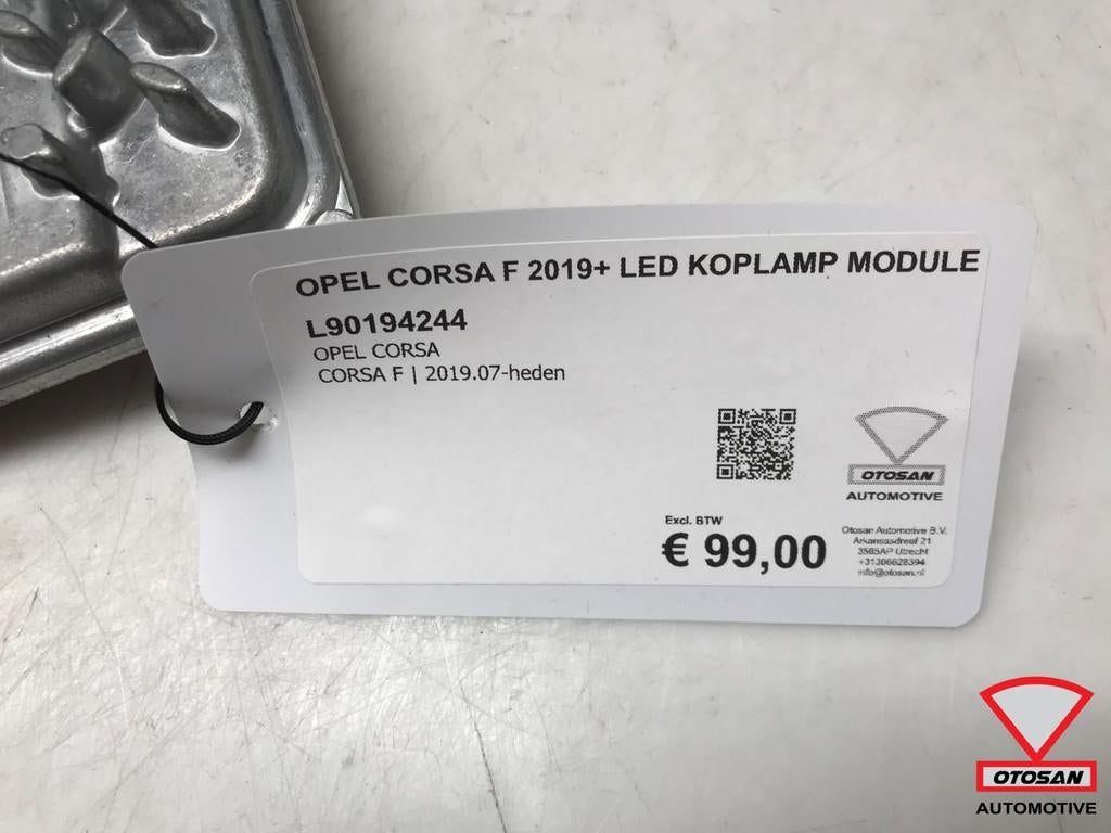 Opel Corsa F 2019+ LED Koplamp Module L90194244, Auto-onderdelen, Gebruikt, Opel Automobile GmbH, Ophalen of Verzenden, Kontakt@opel-infoservice.de