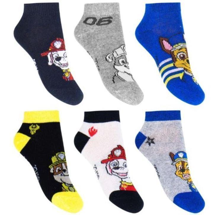 Paw Patrol Sneakersokken - 3 paar - Mt 23/26 - 27/30 - 31/34, Nieuw, Ophalen of Verzenden, Nvt, Paw Patrol