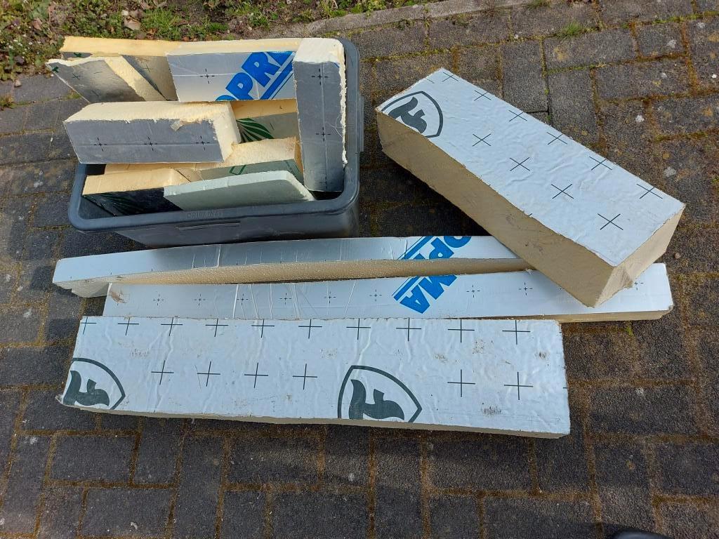 isolatie gratis, Doe-het-zelf en Verbouw, Isolatie en Afdichting, Ophalen, Overige materialen, 12 cm of meer, 15 m² of meer