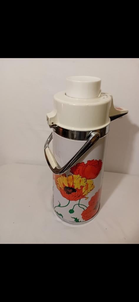 Vintage retro thermoskan groot 70 jaren, Verzamelen, Retro, Ophalen of Verzenden
