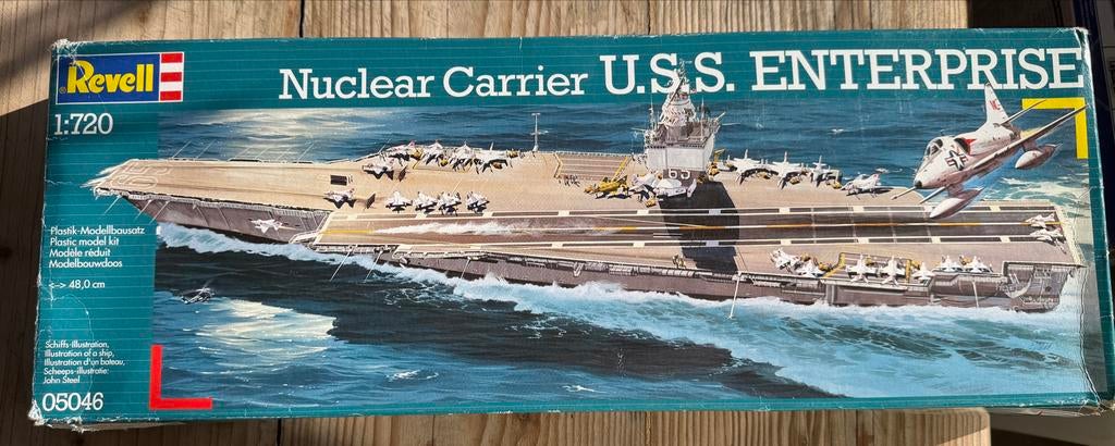 Revell Nuclear Carrier U.S.S. ENTERPRISE 1:720 Modelbouw, Hobby en Vrije tijd, Modelbouw | Boten en Schepen, Verzenden, Nieuw