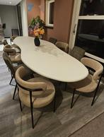 Beton cire tafels - ovaal - rond - organisch - alle kleuren, Huis en Inrichting, Tafels | Eettafels, 100 tot 150 cm, Ophalen of Verzenden