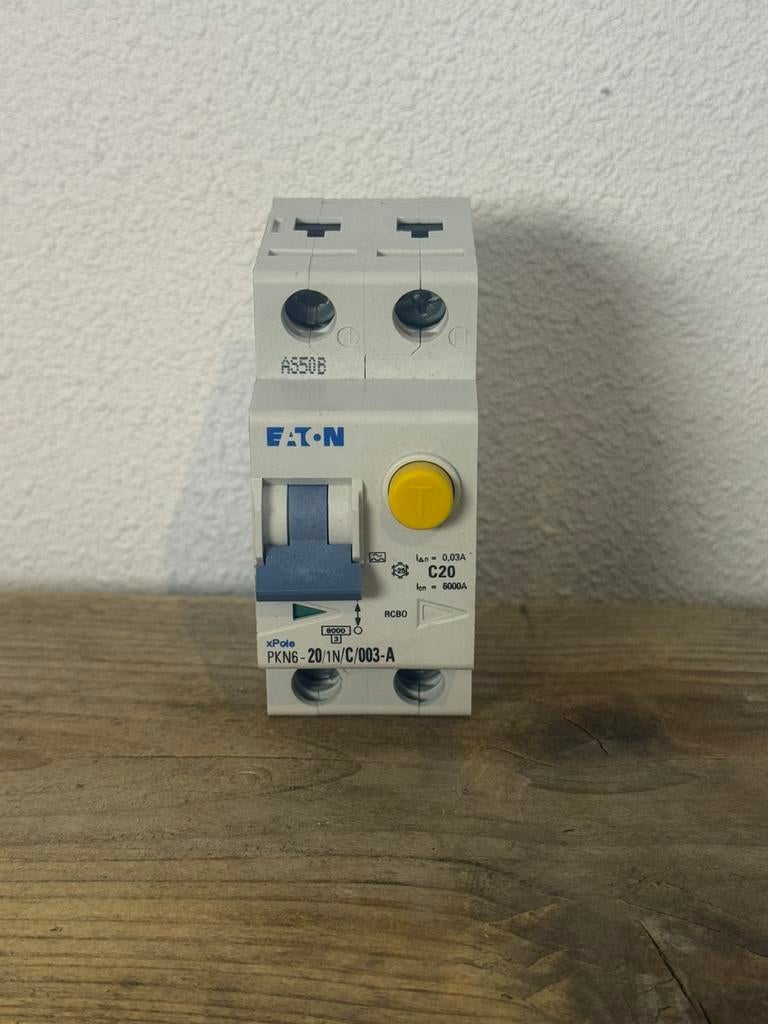 Eaton C20 | PKN6-20/1N/C/003-A | Aardlekautomaat | Nieuw!, Ophalen, Nieuw, Overige typen