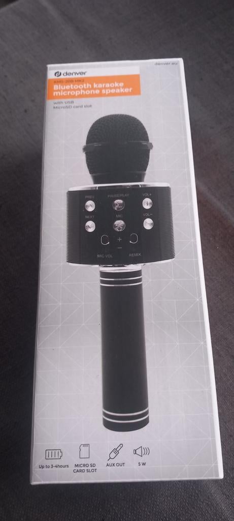 Denver KMS-20BMK2, Audio, Tv en Foto, Karaoke-apparatuur, Nieuw, Complete set, Ophalen of Verzenden