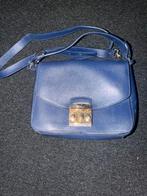 Furla designer bag navy blue leather, Ophalen of Verzenden, Blauw, Schoudertasje