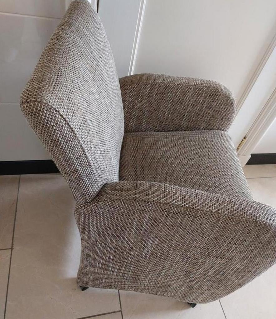 2 mooie stoelen op wielen, Huis en Inrichting, Stoelen, Gebruikt, Twee, Stof, Overige kleuren, Ophalen