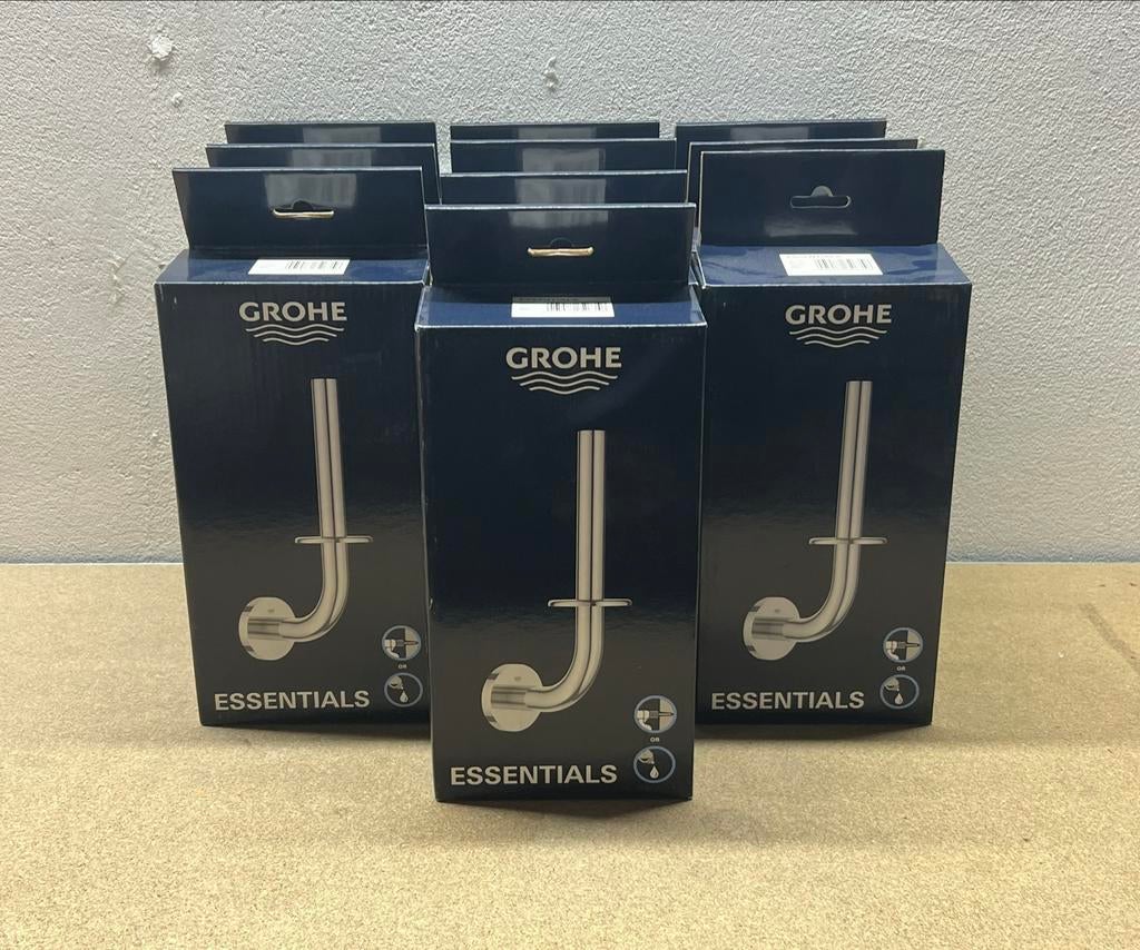 Grohe reserve toiletrolhouder Chroom Nieuw 9 stuks zie foto, Huis en Inrichting, Ophalen, Nieuw, Overige kleuren, Handdoekenrek