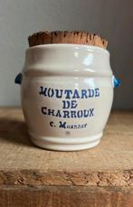 Oud frans mosterd potje met kurk, Antiek en Kunst, Ophalen of Verzenden