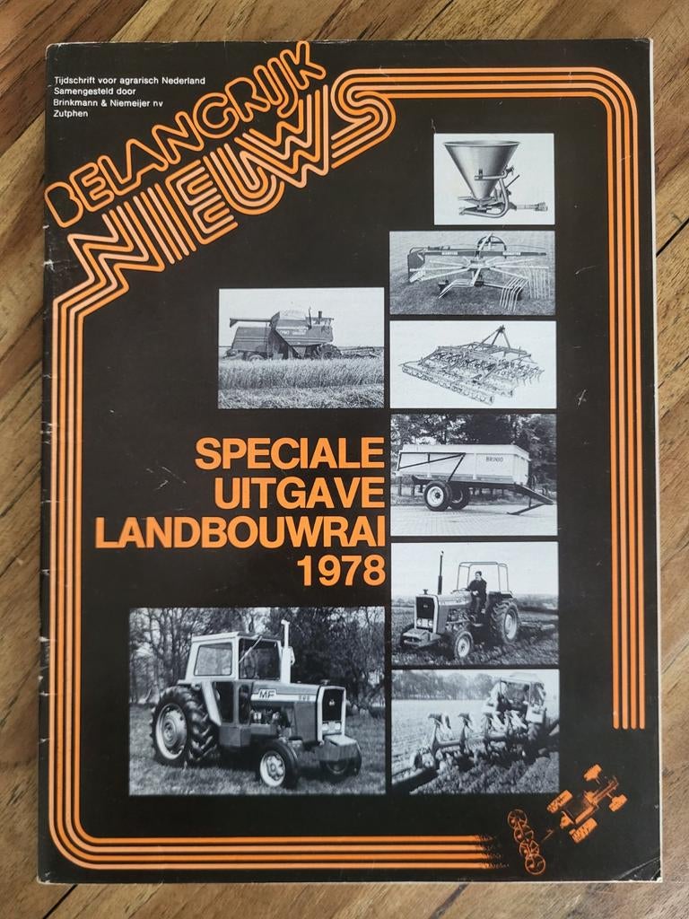 folder Massey Ferguson Brinkman & Niemeyer nieuws, Ophalen of Verzenden, Zo goed als nieuw