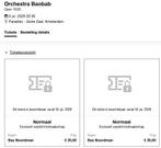 Orchestra Baobab tickets Paradiso 6 Juli, Tickets en Kaartjes, Drie personen of meer, Juli