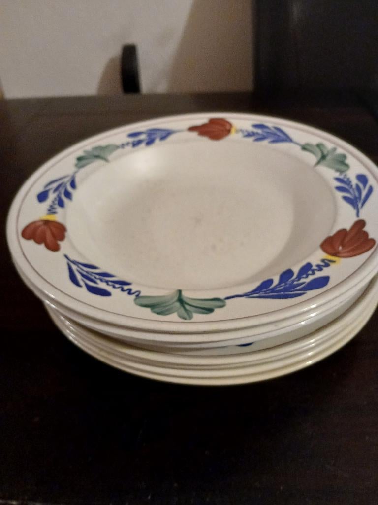 Boerenbont Boch diepborden, 7stuks, Ophalen of Verzenden