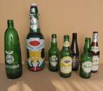 partijtje grolsch flessen en wat blikken, met 2 kratten, Verzamelen, Ophalen, Gebruikt, Flesje(s), Grolsch