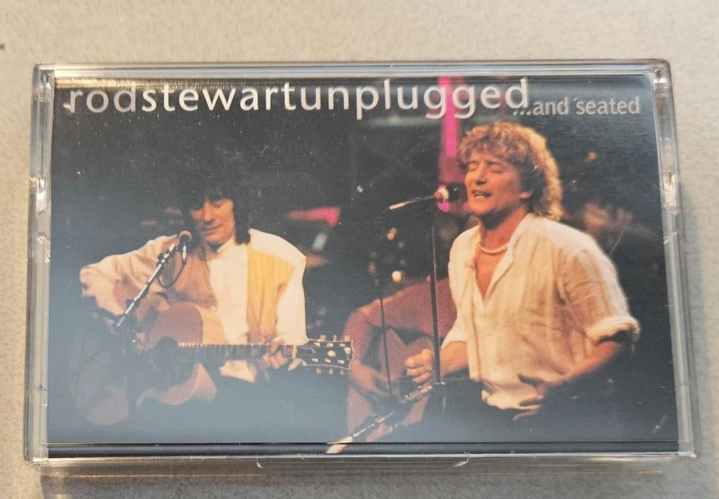 Rod stewart - unplugged - Cassette, Cd's en Dvd's, Cassettebandjes, Gebruikt, Origineel, Pop, 1 bandje, Verzenden