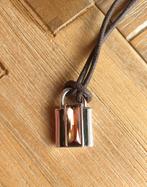 Swarovski ketting. Origineel. Kristal bruin., Ophalen of Verzenden, Zo goed als nieuw, Sieraad of Horloge